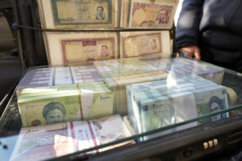 Iran’s rial hits a record low, battered by regional tensions and an energy crisis