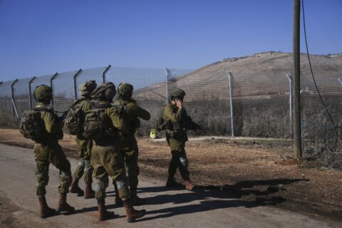 Hezbollah fires at an Israeli-held border zone, the group’s first strike since a ceasefire began