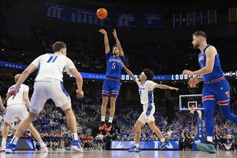 Unranked Creighton knocks off No. 1 Kansas behind Pop Isaacs’ season-high 27 points