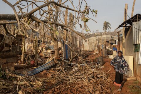 Destructive Cyclone Chido unearths a rift between locals and migrants in France’s Mayotte