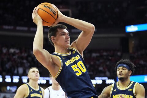 Michigan’s 7-foot newcomers earn themselves a nickname after their dynamic Big Ten debut