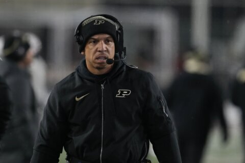 Purdue fires coach Ryan Walters after going 5-19 in his two seasons, AP source says