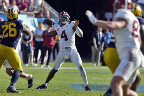 Alabama QB Jalen Milroe and LB Jihaad Campbell declare for NFL draft after bowl loss