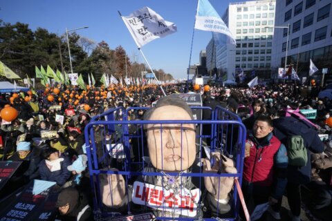 South Korea’s opposition chief urges top court to act swiftly on impeachment