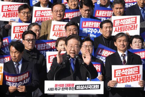 South Korea’s opposition parties move to impeach president over sudden declaration of martial law