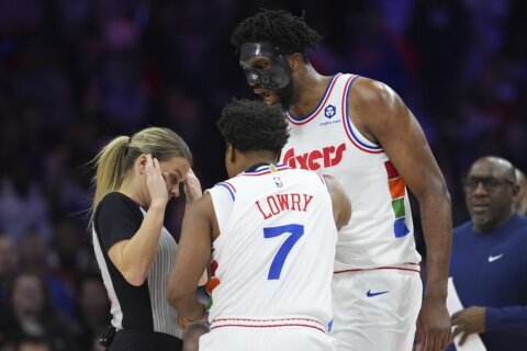 Embiid ejected after drawing 2 technicals in game against Wembanyama and Spurs