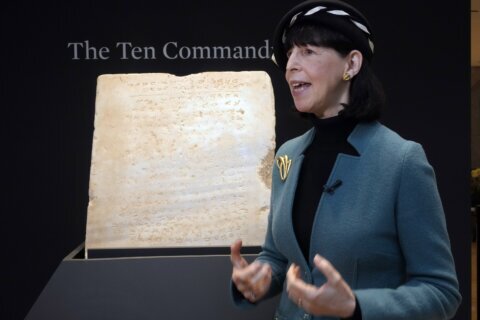 Oldest known stone tablet inscribed with Ten Commandments to be auctioned