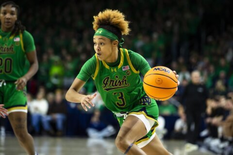 Notre Dame jumps to 3rd in AP Top 25 women’s poll after win over UConn; UCLA, South Carolina 1-2