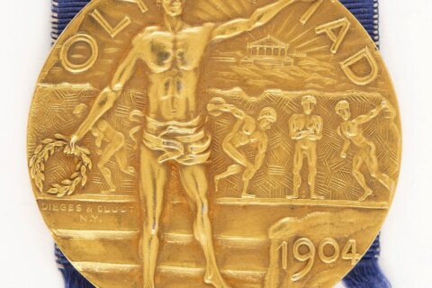 A rare gold medal from the 1904 St. Louis Olympics sells for $545,371 at auction