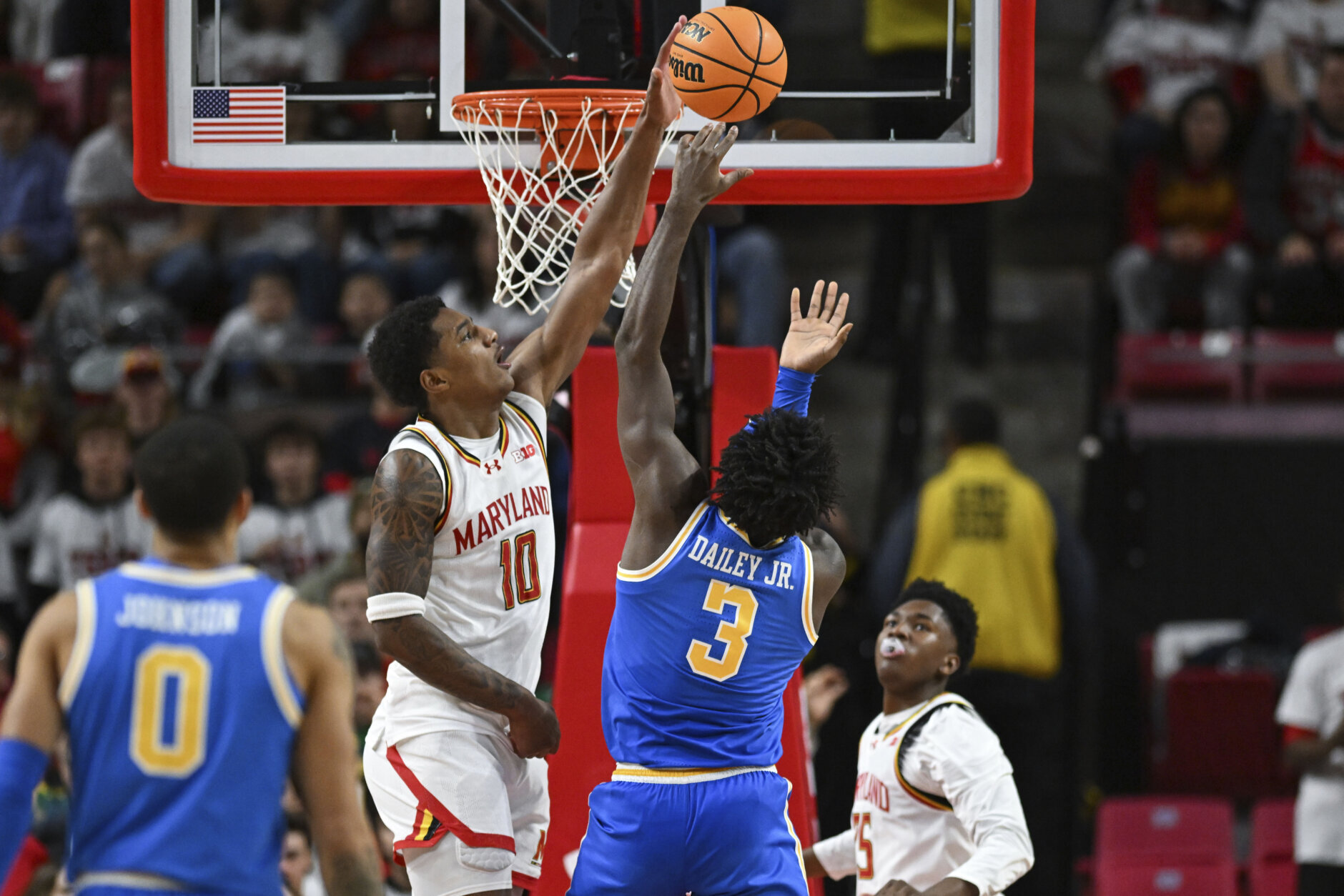 Maryland beats No. 22 UCLA 7961; Bruins coach Cronin ejected with 511