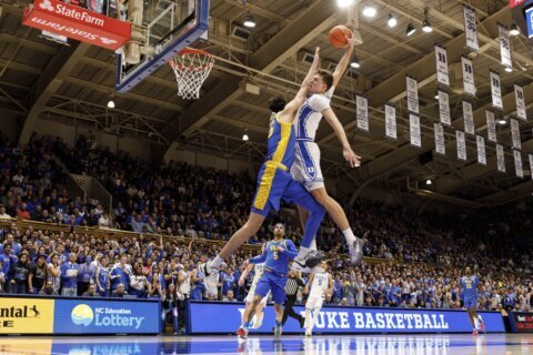 Ready for takeoff: Duke star Cooper Flagg puts highlight-dunk signature on Pittsburgh win