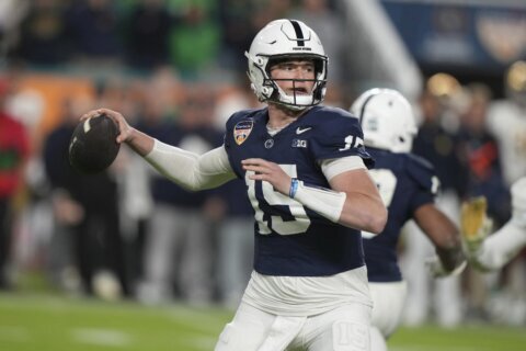 Penn State QB Drew Allar’s late interception helps seal Notre Dame’s win in Orange Bowl