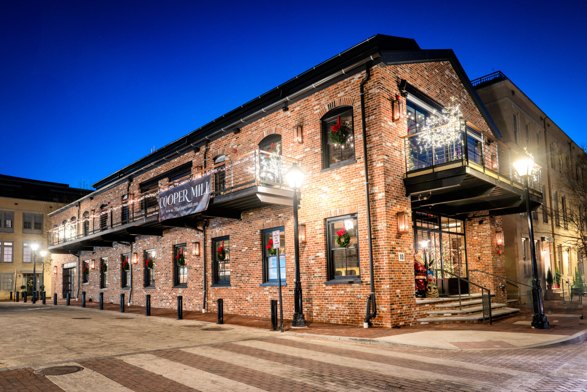 Exterior of Cooper Mill tavern