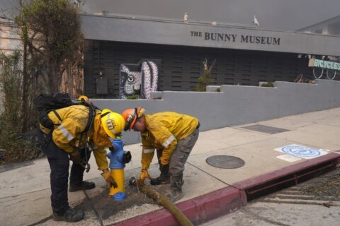 Fire hydrants ran dry in Southern California just when they were needed most