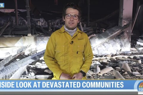 NBC’s Jacob Soboroff finds the burnt-out home where he grew up, as wildfire stories turn personal