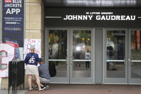 Johnny Gaudreau’s number will be retired by the junior USHL’s Dubuque Fighting Saints