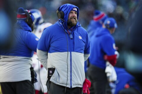 Giants owner says GM Joe Schoen and coach Brian Daboll are staying put after 3-14 season