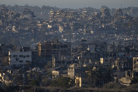 A missile fired by Houthi rebels targets central Israel as airstrikes hit displaced area in Gaza