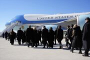 Jimmy Carter on his way back to Washington, where he remained an outsider