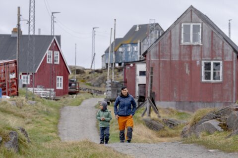 Donald Trump Jr. arrives in Greenland after his father said the U.S. should own the Danish territory