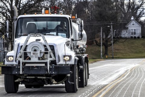 Drivers skid and crash as wintery mix grips central US then moves east