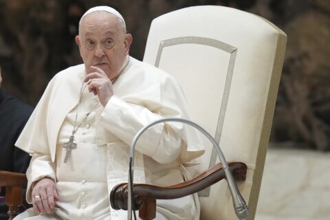 Pope asks aide to deliver his annual foreign policy address, tells ambassadors he’s battling a cold