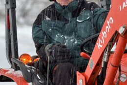 guy on snow plow