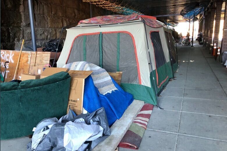 Homeless tents in DC