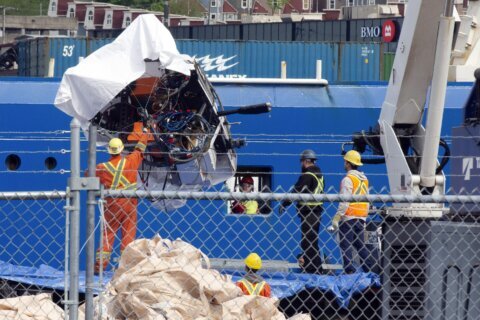 US Coast Guard releases recording that appears to be audio of Titanic submersible implosion