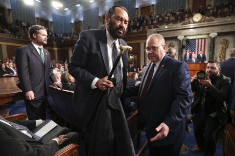 The House censures Democratic Rep. Al Green for disrupting Trump’s joint address to Congress