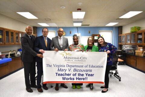 Manassas special education teacher awarded the division’s Mary V. Bicouvaris Teacher of the Year award