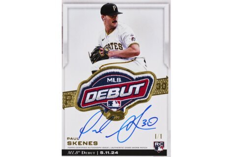 One-of-a-kind card featuring jersey patch of Pirates star Paul Skenes is heading to auction