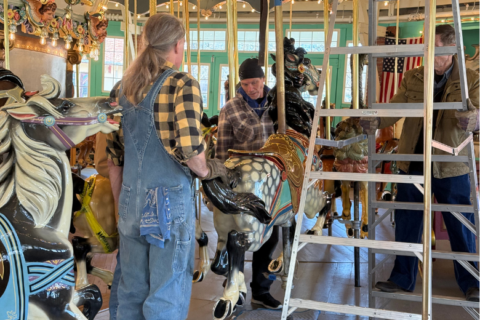 Historic Glen Echo carousel gets back 5 missing animal figures