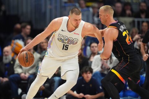 Nikola Jokić records first 30-20-20 triple-double in NBA history in Denver Nuggets overtime win over Phoenix Suns