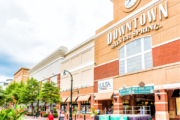 The downtown area of Silver Spring, Maryland.