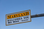 welcome to maryland sign