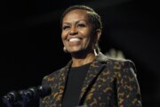 Former first lady Michelle Obama congratulates Md. high school grads on their persistence