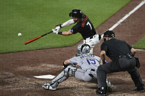 Tovar’s homer in 8th inning propels Rockies past Orioles 6-5 for Colorado’s 5th win in 7 games