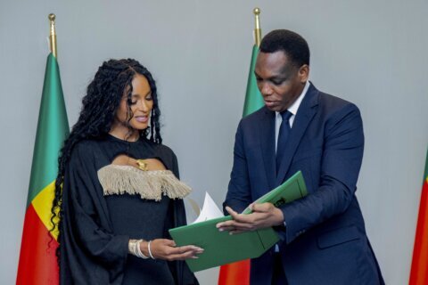 Ciara is among the first descendants of enslaved people granted citizenship by Benin