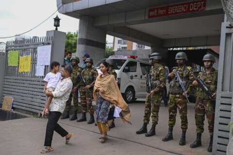 Bangladesh students protest after air force jet crash into school kills 32
