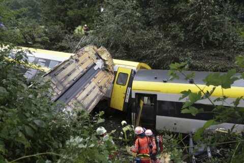 At least 3 killed and others injured in train derailment in southern Germany