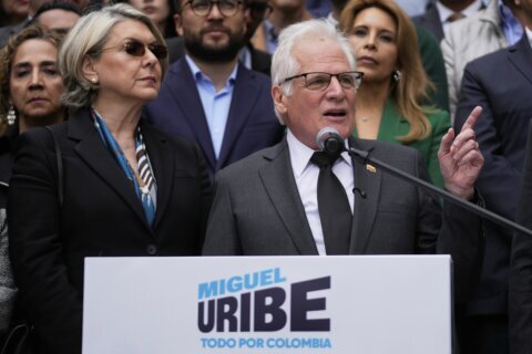 Father of slain Colombian candidate Miguel Uribe launches presidential bid