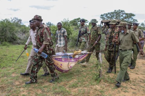 5 bodies are exhumed from shallow graves in Kenya near a doomsday cult site