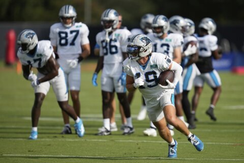 Vikings bring back veteran Adam Thielen for WR depth in trade with the Panthers