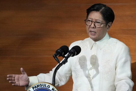 Marcos says the Philippines will be pulled into any war over Taiwan, despite China’s protest