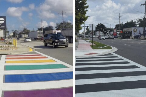 Orlando officials denounce removal of rainbow crosswalk near Pulse nightclub mass shooting site