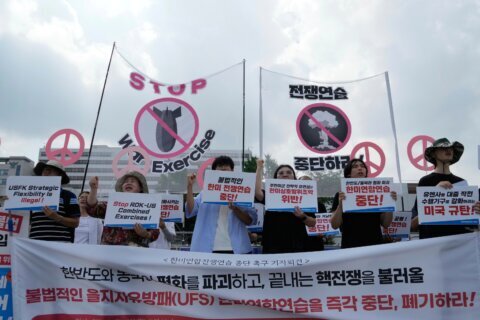 South Korean and US militaries begin annual summertime drills to cope with North Korean threats