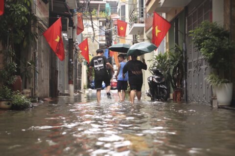 Heavy rain causes flooding, landslides and 8 deaths in Vietnam and Thailand