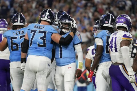 Cam Ward's first NFL touchdown will have to wait as Titans beat Vikings 23-13 to wrap preseason