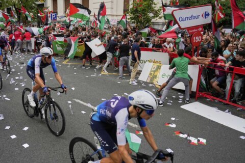 Cycling team urged to remove 'Israel' from its name due to pro-Palestinian protests